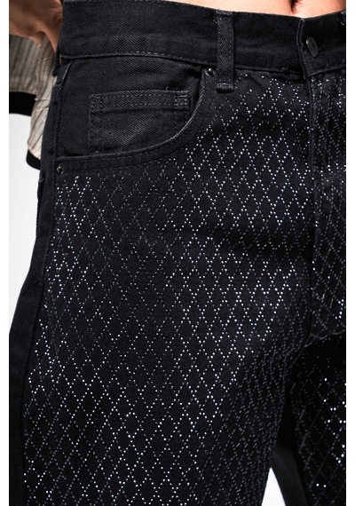 Itsbasic Kadın Siyah Renk Lora Parlak Baklava Taşlı Loose Fit Tasarım Denim Siyah-taşlı Itsbasic Kadın Siyah Renk Lora Parlak Baklava Taşlı Loose Fit Tasarım Denim Siyah-taşlı