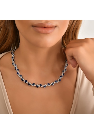 Su Yolu Modeli 925 Ayar Gümüş Kolye