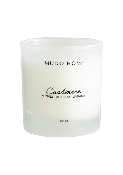 Mudo Home Dreamy Whıte Cashmere Mum 200gr Beyaz