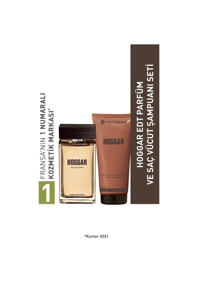 Yves Rocher Hoggar Edt Parfüm Ve Saç Vücut Şampuanı Seti-9916810 10 Ml