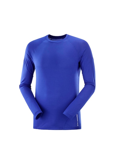 Salomon Cross Run Ls Tee M 19734 Lacivert