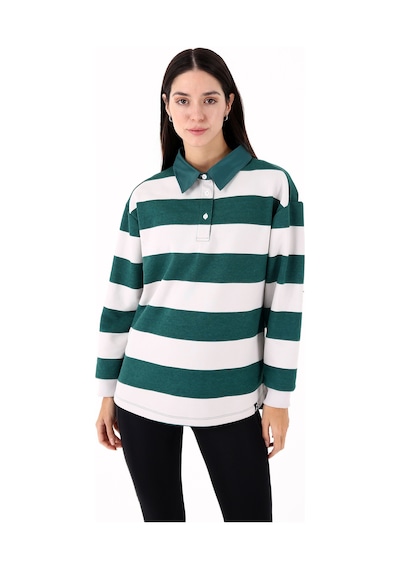 Scorp Luxe Kadın Casual Sweatshirt Yeşil Standart Çok Renkli
