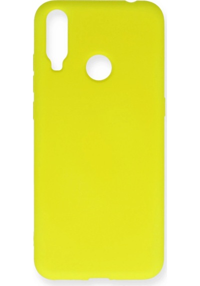 Newface - 496 - General Mobile Gm 10 Kılıf Nano İçi Kadife Silikon - Csmo-tex - - Sarı