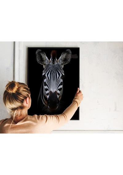 Çerçevesiz Poster - Dijital Baskı - Zebra