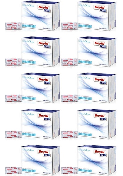 Beybi Care Latex Klasik Prezervatif 100'lü x 10