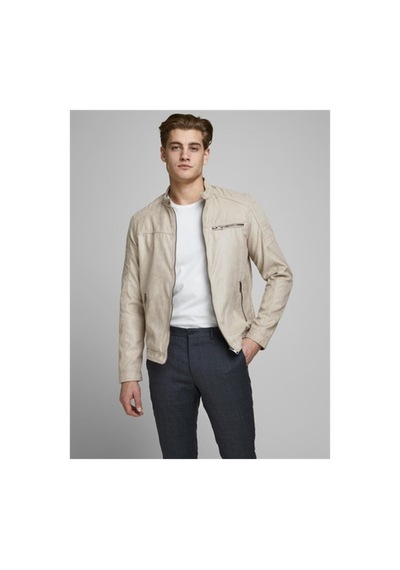 Jack & Jones Erkek Jjerocky Jacket Noos Ekru