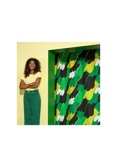 Ikea Ängsfıbbla Kesilmiş Kumaş, Çok Renkli, 150x300 Cm
