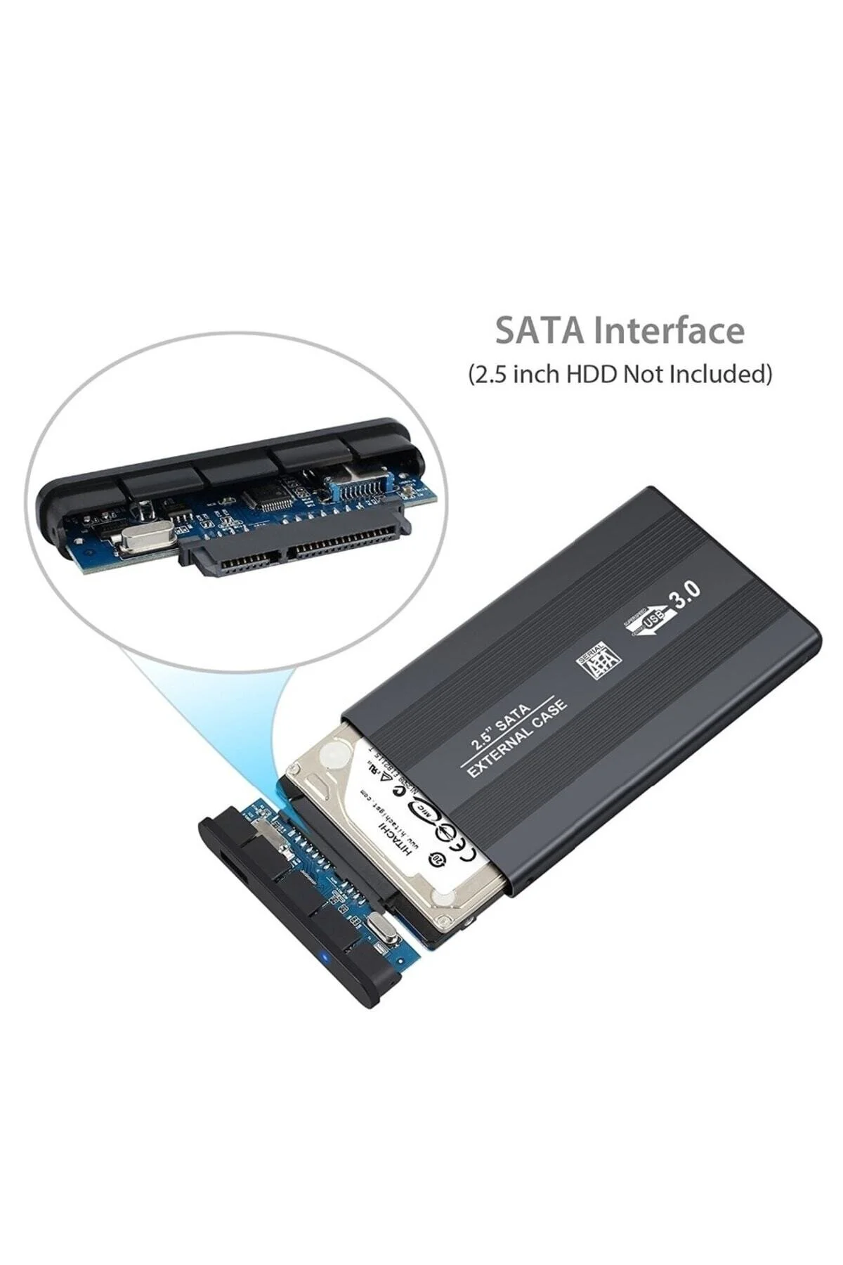 2.5 Hdd Kutusu Usb 3.0 Hardisk Kutusu Metal Gövde Harici Kutu Ssd Kutusu Desteği Windows Mac Için