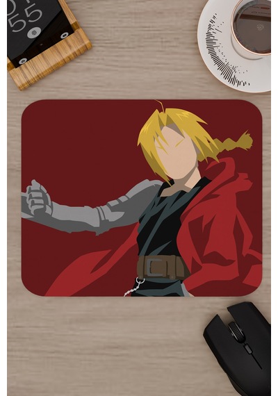 Fullmetal Alchemist Brotherhood Anime V3 - 22x18 Gaming Kauçuk Kaymaz Taban Mouse Pad Fare Altlığı