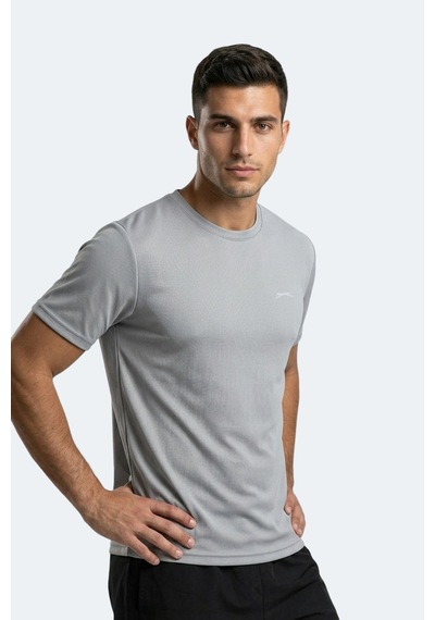 Slazenger Haunted I Erkek Gri Tişört