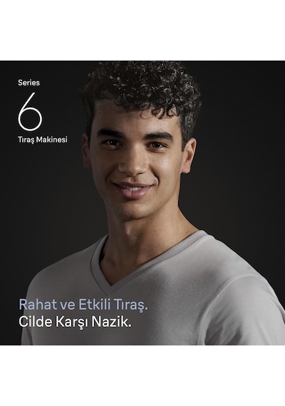 Braun Series 6 Elektrikli Tıraş Makinesi, Islak Ve Kuru, Hassas Düzeltici Başlık, 62-b1200s 1 Saat