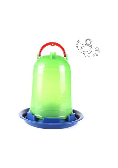Tavuk Ve Civciv Yemliği 3 Lt Plastik-korumalı -2 Adet