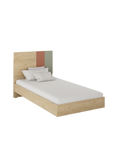 Adore Mobilya Terra Tek Kişilik Karyola-florida Meşe/Karışık Renk 107 x 110 x 205 CM
