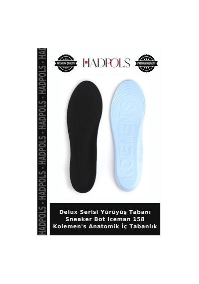 Hadpols Delux Serisi Yürüyüş Tabanı Sneaker Bot Iceman 158 Kolemen's Anatomik İç Tabanlık Çok Renkli
