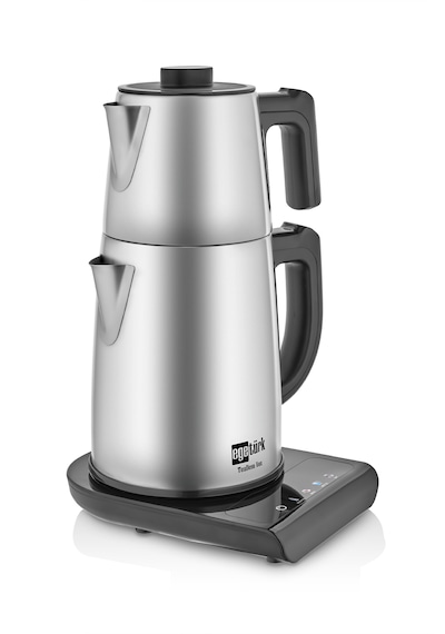 Teadem Vox Konuşan Dokunmatik Çay Makinesi Mama Suyu Hazırlama 1850w 1.7l Kettle 1.2l Demlik Inox