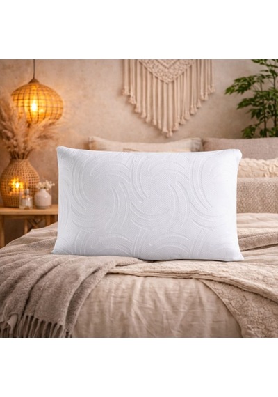 BasicComfort™ Premium Hava Katmanlı Boyun Destekli Ortopedik Ergonomik Visco Yastık 60*40*13 cm