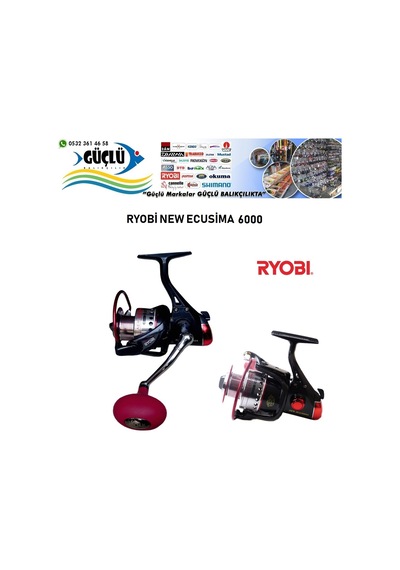 Ryobi New Ecusıma 6000 Olta Makinesi