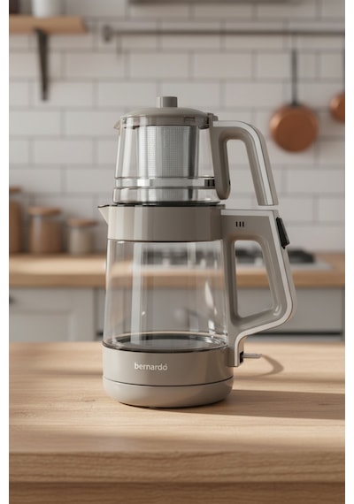 Bernardo Napoli 1.7 L Cam Demlikli Çay Makinesi