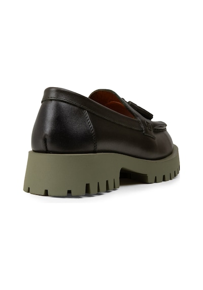 Deery Kadın Hakiki Deri Yeşil Püsküllü Loafer - 02033zyslc02