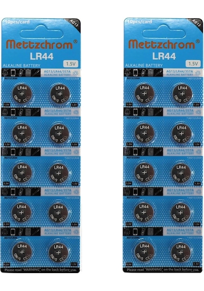 Lr44 Ag13 A76 357a Sr44sw 1.5 Volt Oyuncak Pili 20'li
