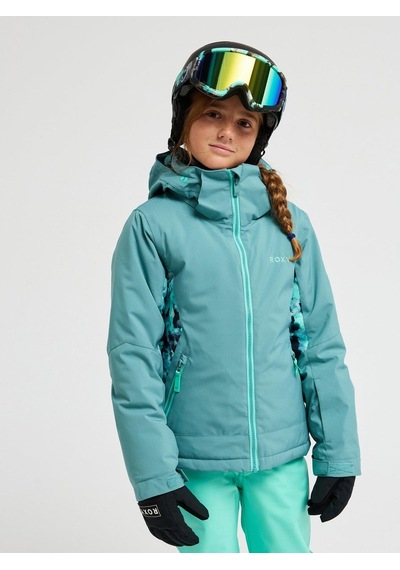 Roxy İce Escape Girl 8-16 Yaş Çocuk Kayak/snowboard Montu-ergtj03214 Zümrüt Yeşili