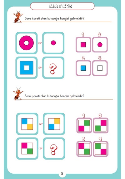 N-smart Bilsem Sınavlarına Hazırlık Zeka Gelişim Serisi 3