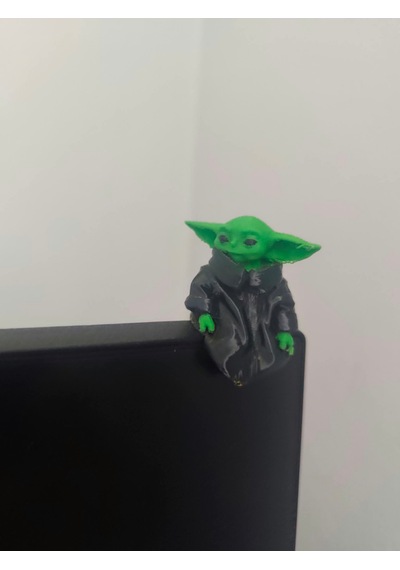 Baby Yoda 4lü Set Figür Monitör İçin Biblo 4 Adet Figür