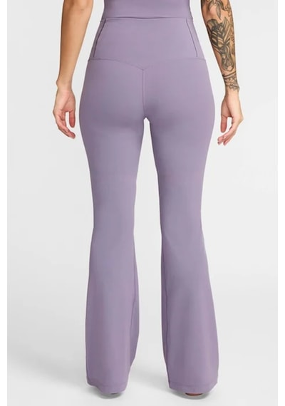 Nike Zenvy Dri-fit Womens Training Pants.soft Kumaş Geniş Paça Kadın Antreman Eşofman Altı Mor