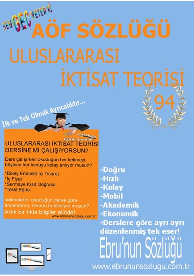 AÖF İİBF Ebrunun Sözlüğü Uluslararası Iktisat Teorisi - E Sözlük