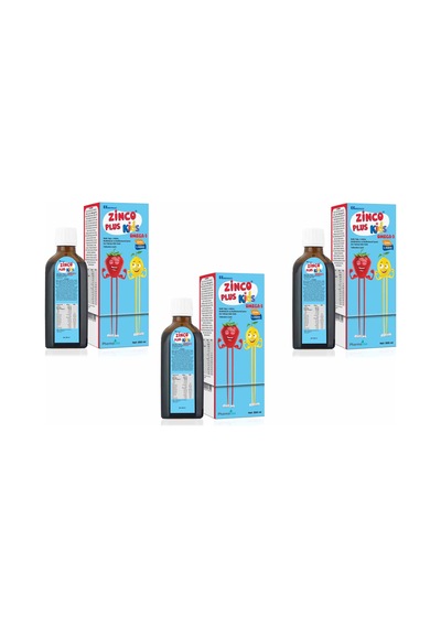 Berko Zinco Plus Kids Şurup 3 x 200 ML