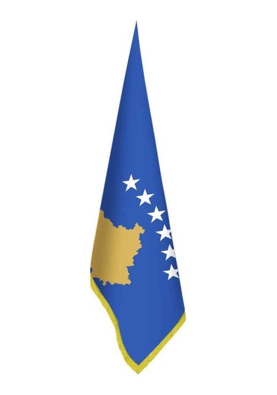 Kosova Bayrağı - Ofis-makam-toplantı Odaları - Saçaklı Makam Bayrağı 1