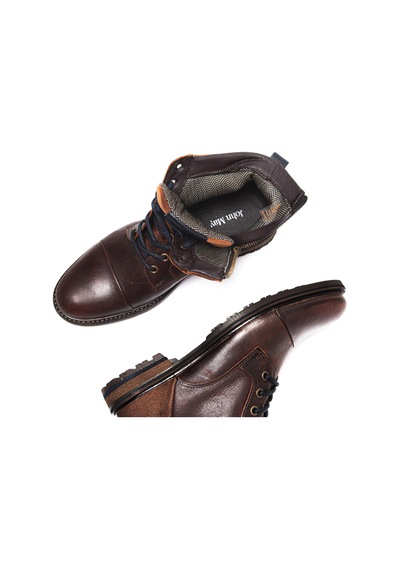 Bot Erkek 1041 021 Wk-john May Orkut Suede Cognac Kahve