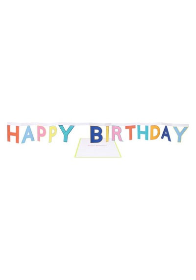 Meri Meri - Happy Birthday Tebrik Kartı