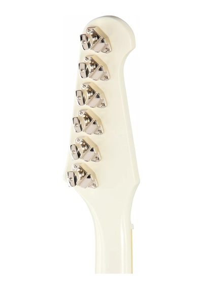 Epiphone 1963 Firebird V Elektro Gitar Polaris White 104080440223