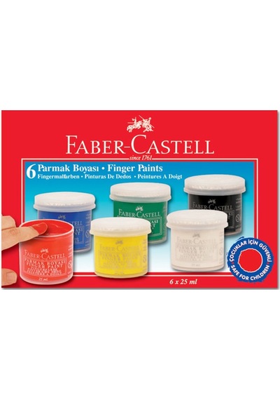 Faber Castel Parmak Boyası 6 Renk