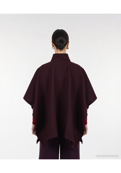 Yargıcı Toka Detaylı Panço 26kkyl6015x 016 Bordo