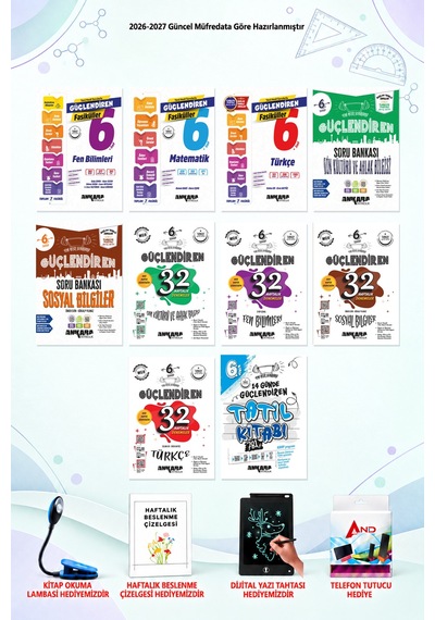 2026-2027 Ankara Yayıncılık 6. Sınıf 10 Kitaplık Muhteşem Set - 2. Seçki