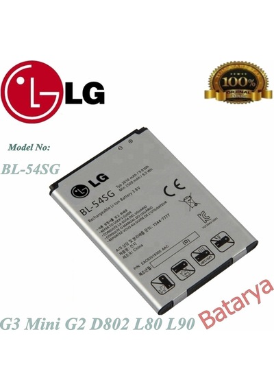 LG Uyumlu G3 Mini G2 D802 L80 L90 Bl-54Sg Servis Ürünü Batarya