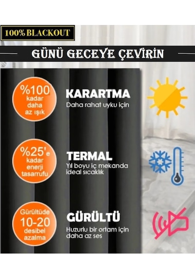 Brillant Blackout %100 Karartma Güneşlik Fon Perde 32 Renk Brillant Blackout %100 Karartma Güneşlik Fon Perde 32 Renk