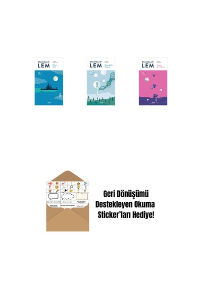 Yukarı Kale Sl11 + Gelecekbilim Kongresi Sl7 + İnsanın Bir Dakikası Sl5 + Okuma Sticker'ları Yukarı Kale Sl11 + Gelecekbilim Kongresi Sl7 + İnsanın Bir Dakikası Sl5 + Okuma Sticker'ları