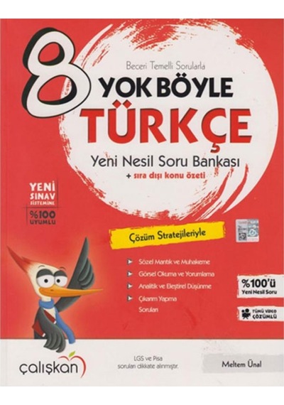 8 Sınıf Yok Böyle Türkçe Çalışkan Yayınları