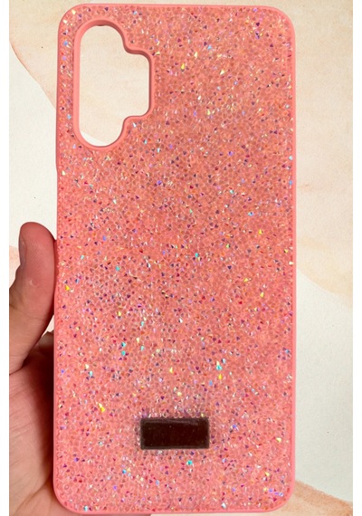 Samsung Galaxy A13 / A23 4g Yıldız Tozu Premium Pembe Silikon Kılıf