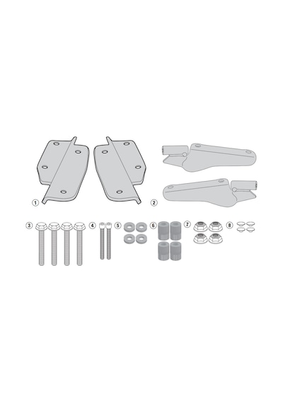 Kappa Kr1144 Honda Crf1000 Afrıca Twın 16-17 Arka Çanta Taşıyıc N11.289