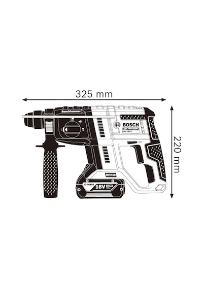 Bosch Professional GBH 180-Li 2x5.0 Ah Çift Akülü Kırıcı Delici – 0611911025
