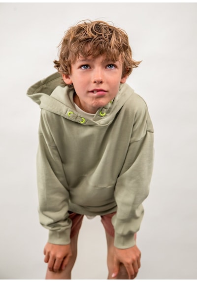 Mayoral Boston Erkek Çocuk Kapşonlu Sweatshirt Yeşil