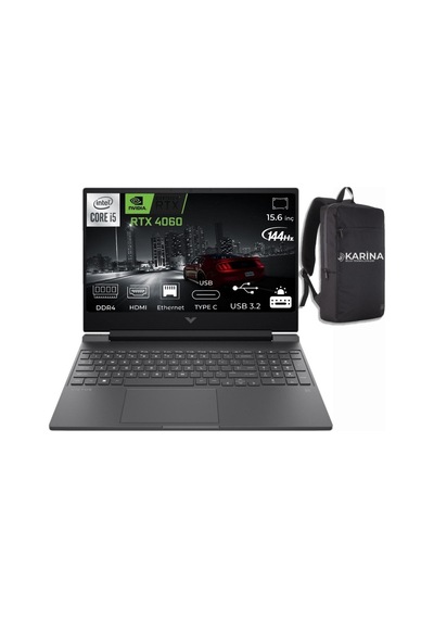 Hp Victus 15 B03c7ea-07 i5 12500h 32 GB 1 TB SSD RTX4060 Dos 15.6" B03c7ea-07 Dizüstü Bilgisayar
