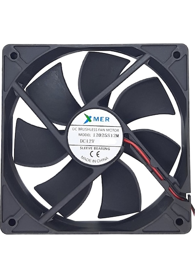 Robodünya-120X120X25Mm 12V 0.40A 2P Xmer Fan