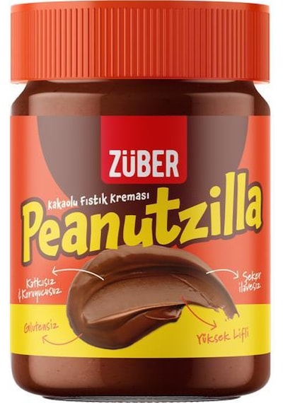 Züber Peanutzilla Kakaolu Fıstık Kreması 315 G