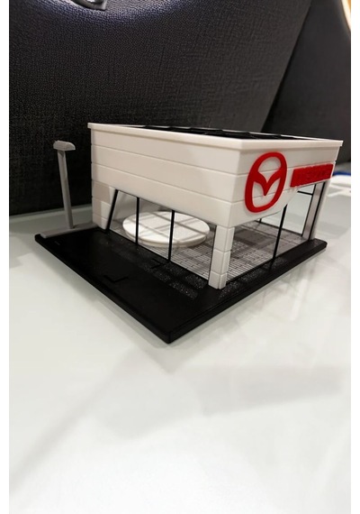 Mazda Showroom Tasarımlı Dekoratif Diorama 1:64