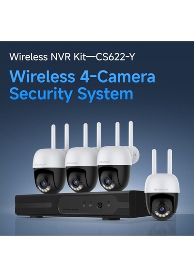 Vstarcam Cs622-y 4 Kameralı Nvr Wifi Kamera Set